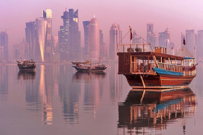 2 Hours Private Dhow Boat Cruise of Doha - A brief pause at Flag Plaza