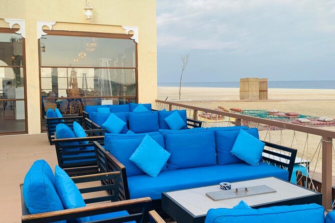 Al Majles Resort Day Pass - Indoor spaces, Majles seating, and meals