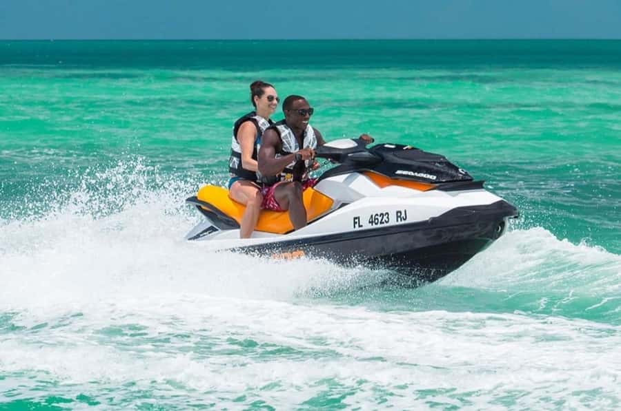 Arabian Sunset Jet Ski Tour – Waves Under the Orange Sky - The 30-minute to one-hour Gulf ride