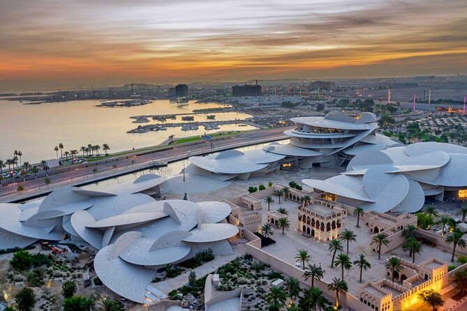 Combo Doha City Tour and Desert Safari - National Museum of Qatar and the desert rose design