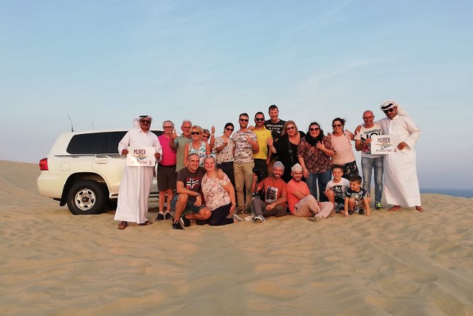 Desert Safari Adventure 4 hours from Doha with Pickup - Sunset at the Inland Sea