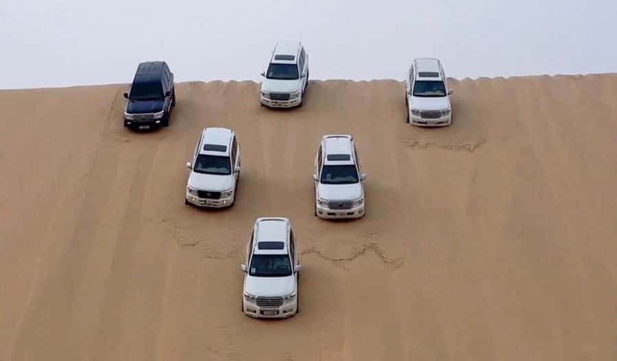 Desert Safari, Dunes Ride, Sand Boarding & Inland Sea Tour - Meeting at National Museum Metro Station