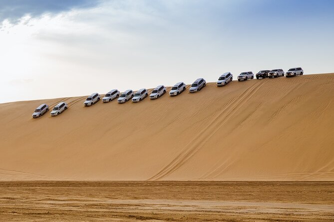 Desert Safari | Inland Sea | Half Day | Qatar | Doha - Saudi mountains on the horizon