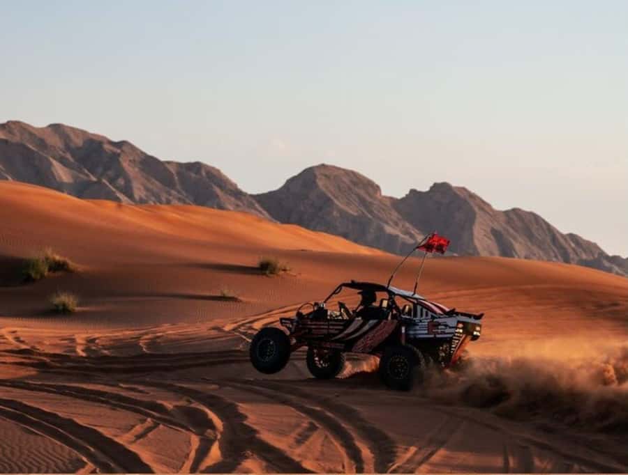 Desert Safari, QuadBike,Dune buggy, Sandboarding & CamelRide - Is $48 a fair price for four hours?