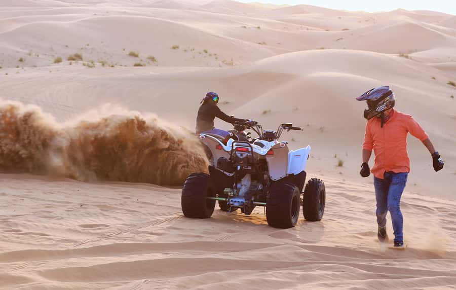 Desert Safari Self-Drive Quad Bike OR Dune Buggy Experience - Sealine Beach and the Camel Stop