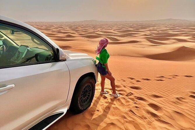 Desert Safari with Quad Bike Camel ride ,SandBoarding ,InalndSea - Dune driving brings the real adrenaline