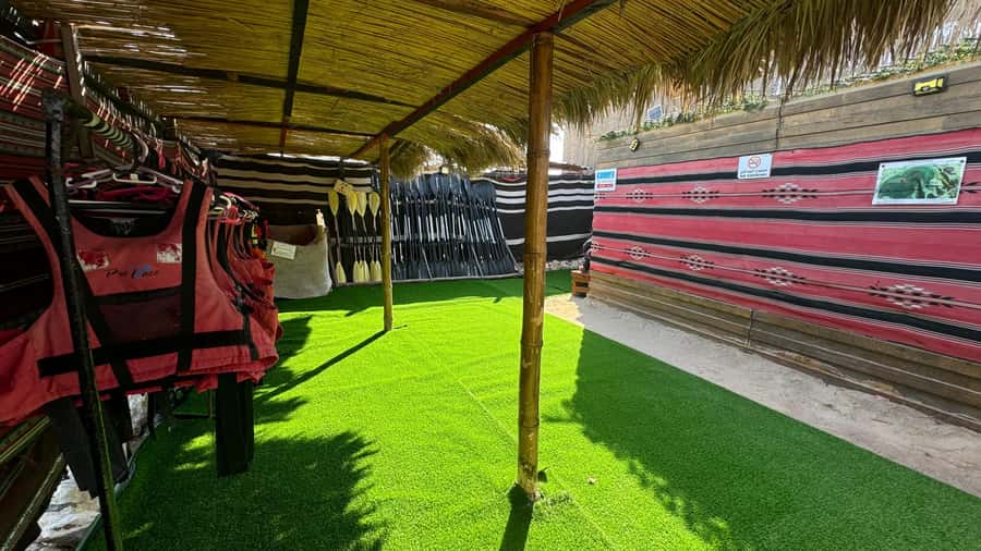 Discover Purple Island | Guided Mangrove Kayaking Experience - Tea, shade, and camp time after the water