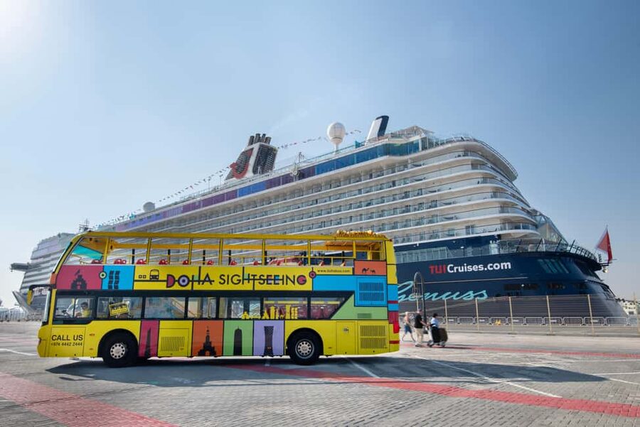 Doha: 24-Hour Hop-On Hop-Off Bus Ticket with Audio Guide - Katara Cultural Village and Doha’s cultural side