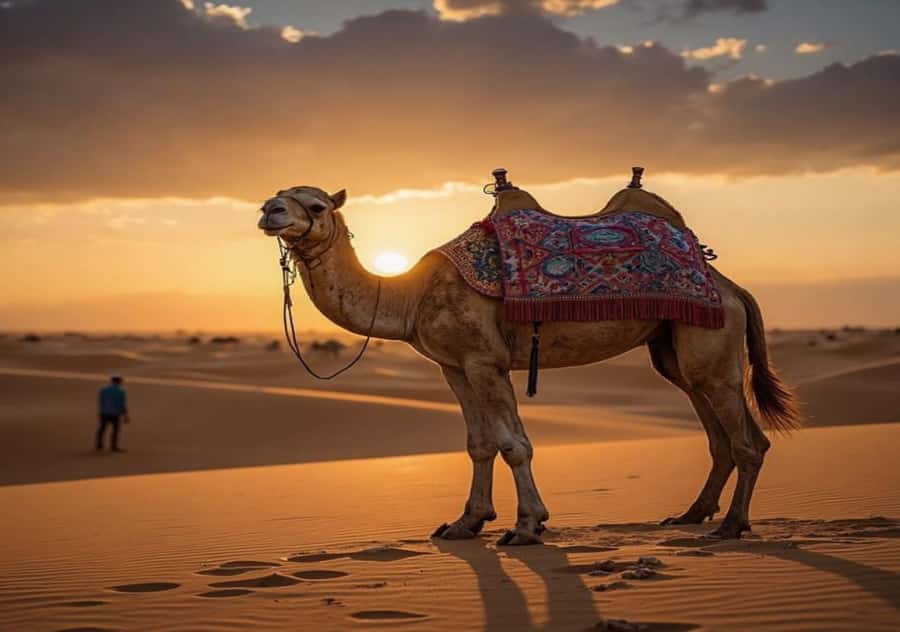 Doha Adventure Quad Bike Safari, Camel Ride & Refreshments - Quad biking across the dunes