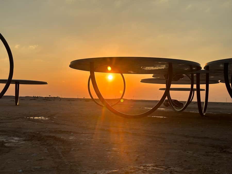 Doha: Al Zubarah fort, Al Khor,purple island+Olafur Eliasson - Al Zubarah Fort and the archaeological site