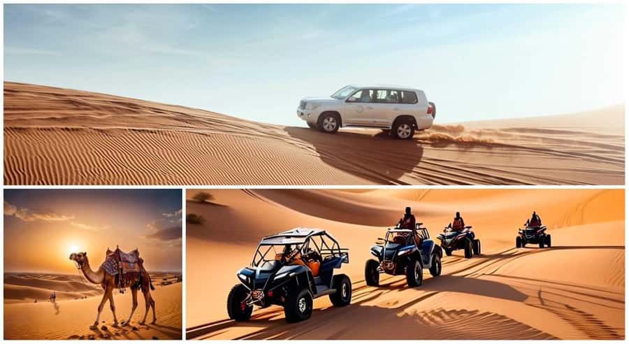Doha: ATV/Desert Safari with Activities and Inland Sea Stop - The camel ride gives the afternoon a slower pace