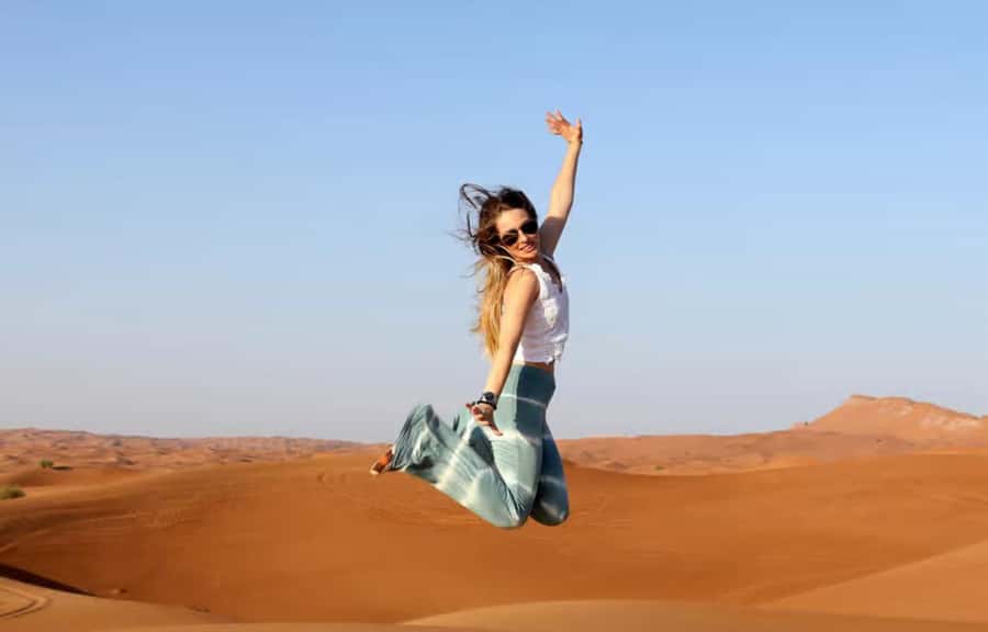 Doha: ATV Quad, Buggy Dune Bashing,Camel Ride & Sandboarding - Sandboarding and the main dune-bashing run