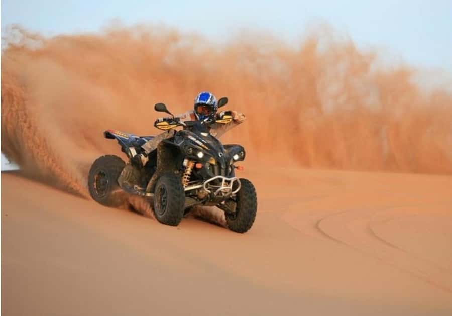 Doha:ATV,Quad or Buggy Dune Bashing,CamelRide & Sandboarding - Dune bashing toward the Inland Sea