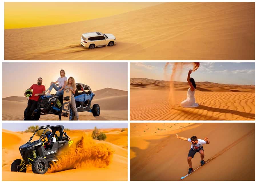 Doha: ATV/Quad, Safari 4x4, Camels, Sandboarding& Inland Sea - From Doha to Sealine Beach near Mesaieed
