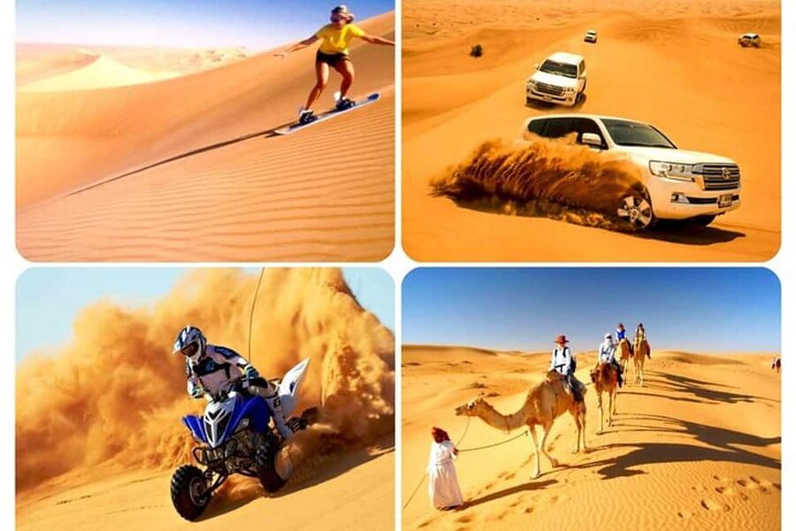 Doha: Beaches visit with Dune Bashing and SandBoarding - Camel Beach and the optional camel ride