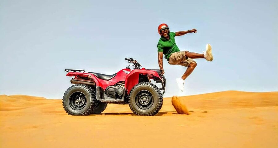 Doha: Beaches visit with Dune Bashing and SandBoarding - Sandboarding near Sealine Beach