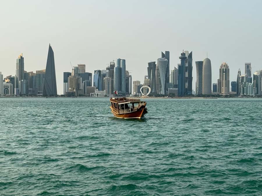 Doha City Attraction & Dhow Boat Ride (Doha Panoramic Tour) - Seeing Doha from a wooden Dhow