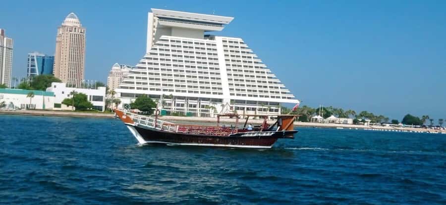 Doha: City Guided Tour with Dhow Boat Ride Private Tour - Katara Cultural Village in one hour