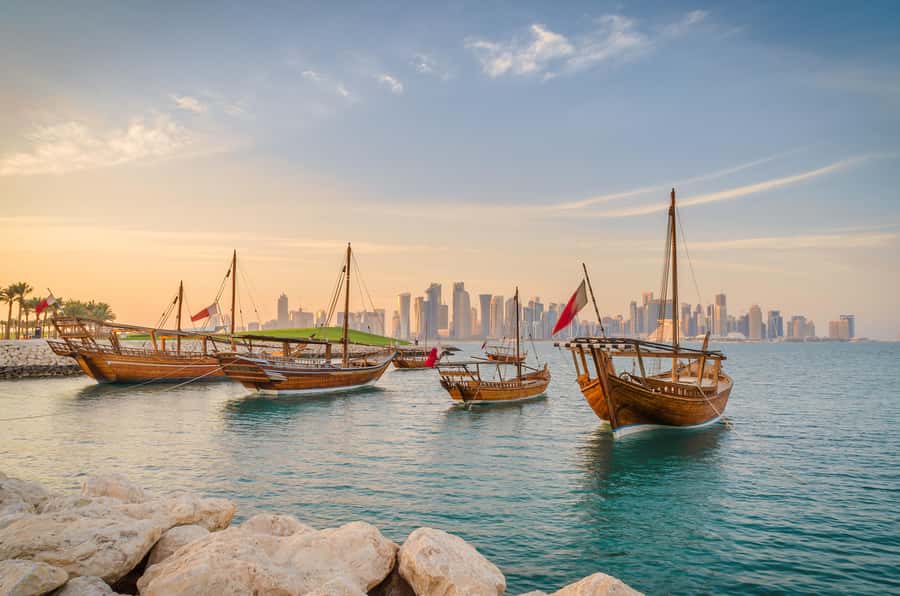 Doha: City Guided Tour with Dhow Boat Ride Private Tour - Starting along the Doha Corniche