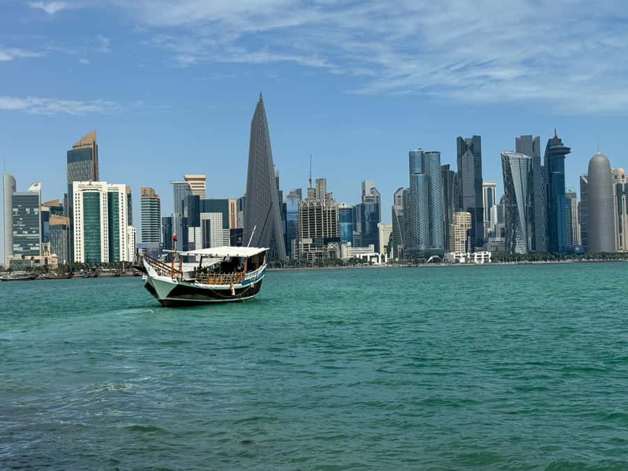 Doha City Sightseen and Dhow Boat Ride Tour (Private Tour) - Doha Corniche and the Gulf beside the city