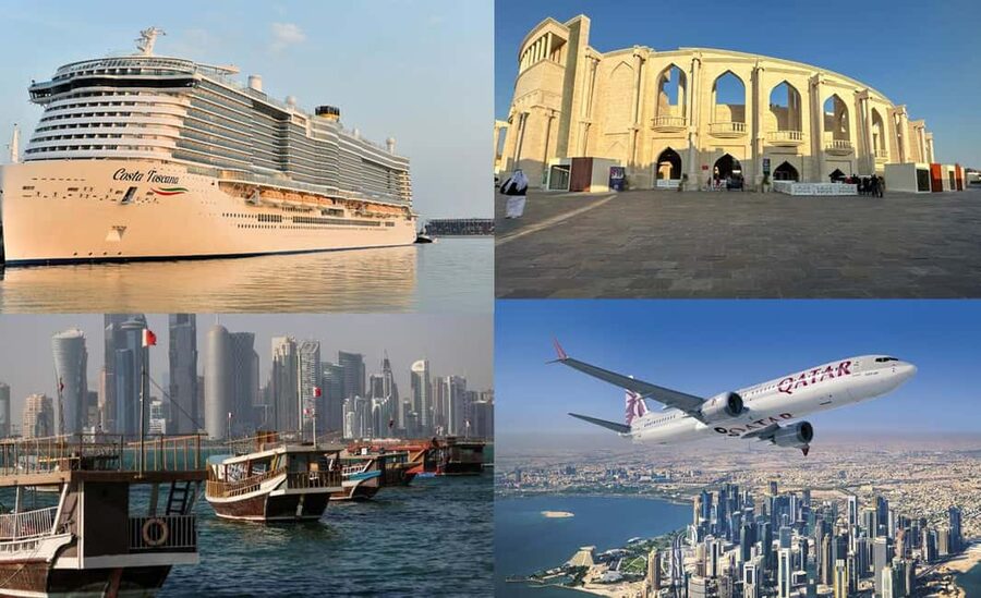 Doha City Tour & Dhow Boat AIDA/MSC/COSTA/CRUISE Passenger - Key points at a glance