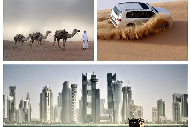 Doha Combo City And Half Day Desert Safari Tour No Hidden cost - The Pearl Island: polished waterfront Doha