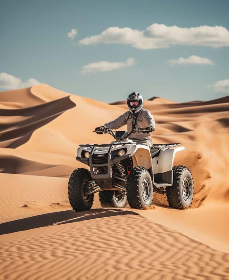 Doha: Desert All Activities ATV Quad Bike, Dune Bashing - Dune bashing in a 4WD vehicle