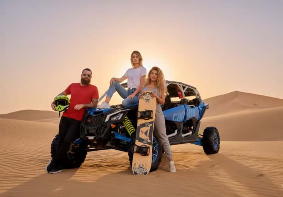 Doha: Desert Buggy Ride, Camel Ride, Dune Bashing, Sandboard - The Inland Sea adds a different kind of view