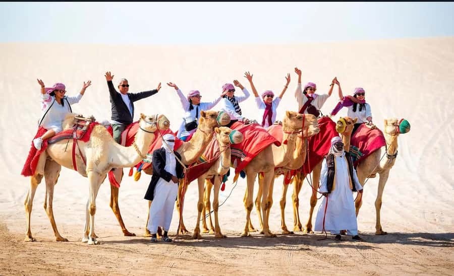 Doha: Desert Buggy Ride, Camel Ride, Dune Bashing, Sandboard - What the four-hour schedule really feels like