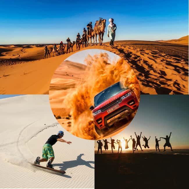 Doha Desert Excursion, Camel Ride, Inland sea, Sandboarding - The Camel Ride: A Short Traditional Touch