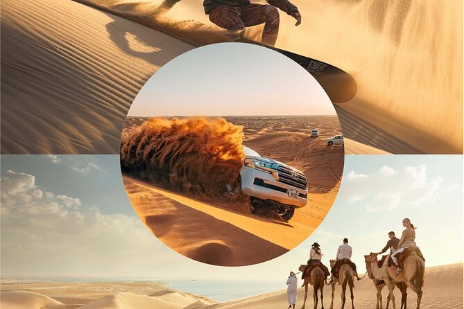 Doha Desert Excursion Dune Bashing Sandboarding Camel Ride - Leaving Doha for Qatar’s southern desert