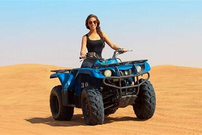 Doha Desert Safari Camel Ride Dune Bashing and ATV Bike - ATV Biking and Sandboarding on the Dunes