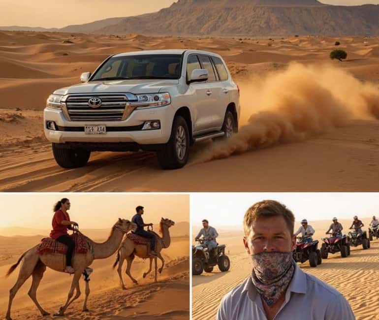 Doha: Desert Safari, Camel Ride, Dune Bashing & Inland Sea - Leaving Doha for Qatar’s open desert