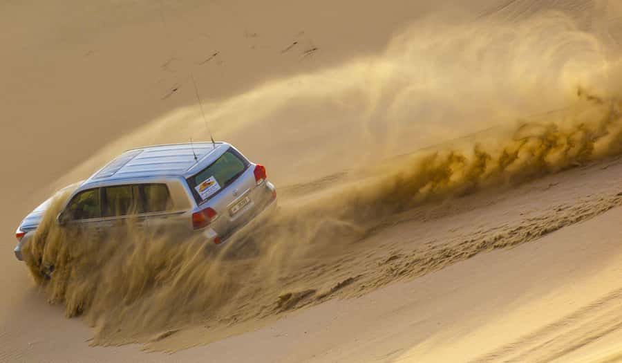 DOHA: Desert safari +Dune Bashing, Camel ride & Quad bikes - Pickup in Doha and the Drive to Sealine Beach