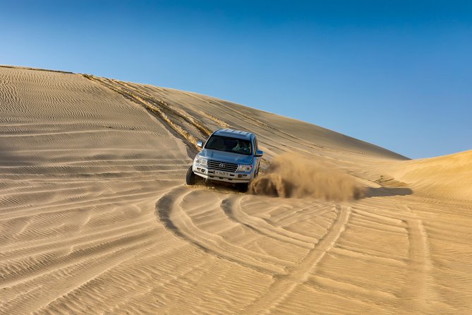Doha Desert Safari: Dunebashing, Camel, Sandboarding & Inland Sea - Drinks, tea, and what you need to bring