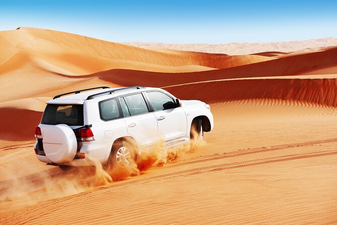 Doha Desert Safari Full day With Dinner,Dune Bashing,Sandboarding - Sandboarding and the simple pleasure of soft sand