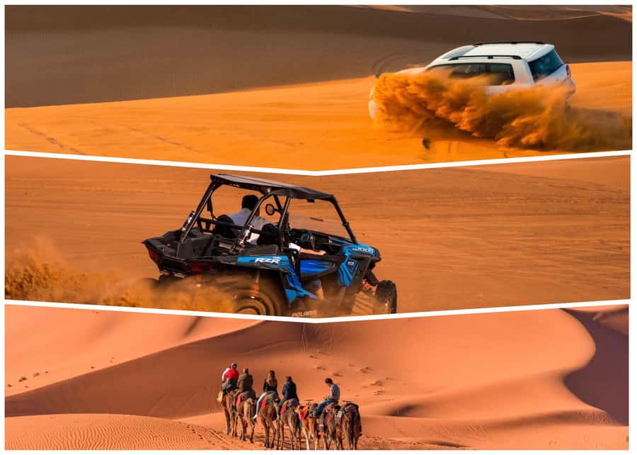 Doha: Desert Safari, Inland Sea, Camel Ride, Sandboarding - Leaving Doha for the open desert