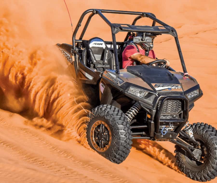 Doha: Desert Safari, Quad Bike, Camel Ride & Inland Sea - Dune bashing across the open sand