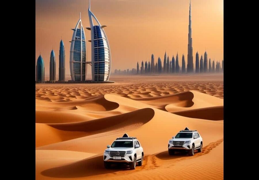 Doha: Desert Safari to the Inland Sea with All Activities - Khor Al Adaid, where the dunes meet the sea