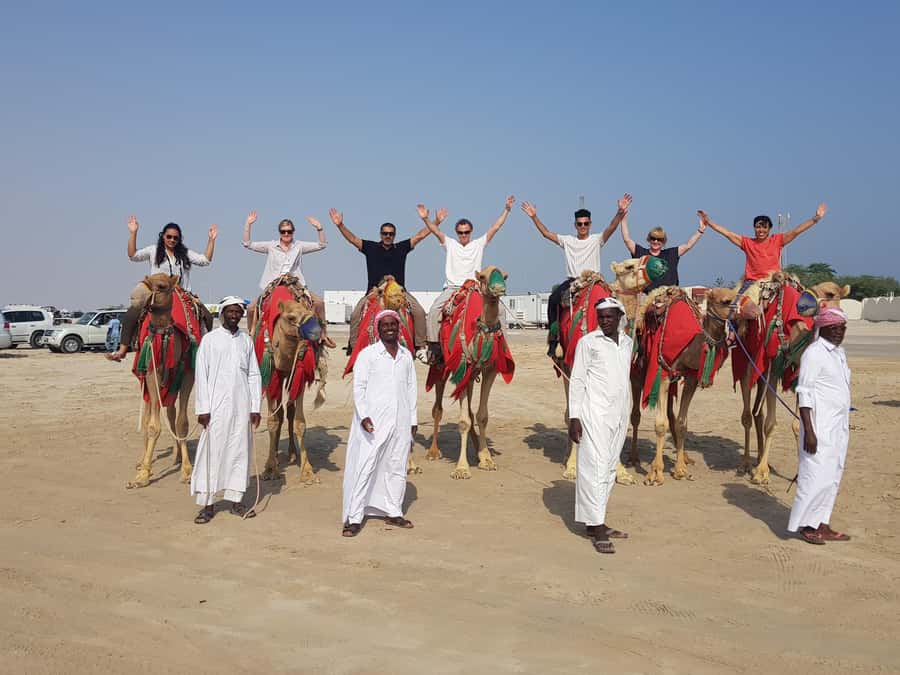 Doha: Desert Safari with Camel Ride Family Friendly Tour - Red dunes and the first real burst of speed