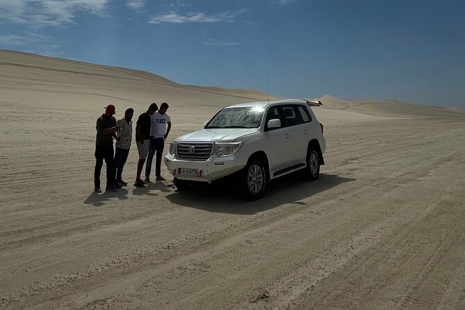 Doha Desert Safari with Inland Sea visit - Khor Al Adaid, where the dunes meet the sea
