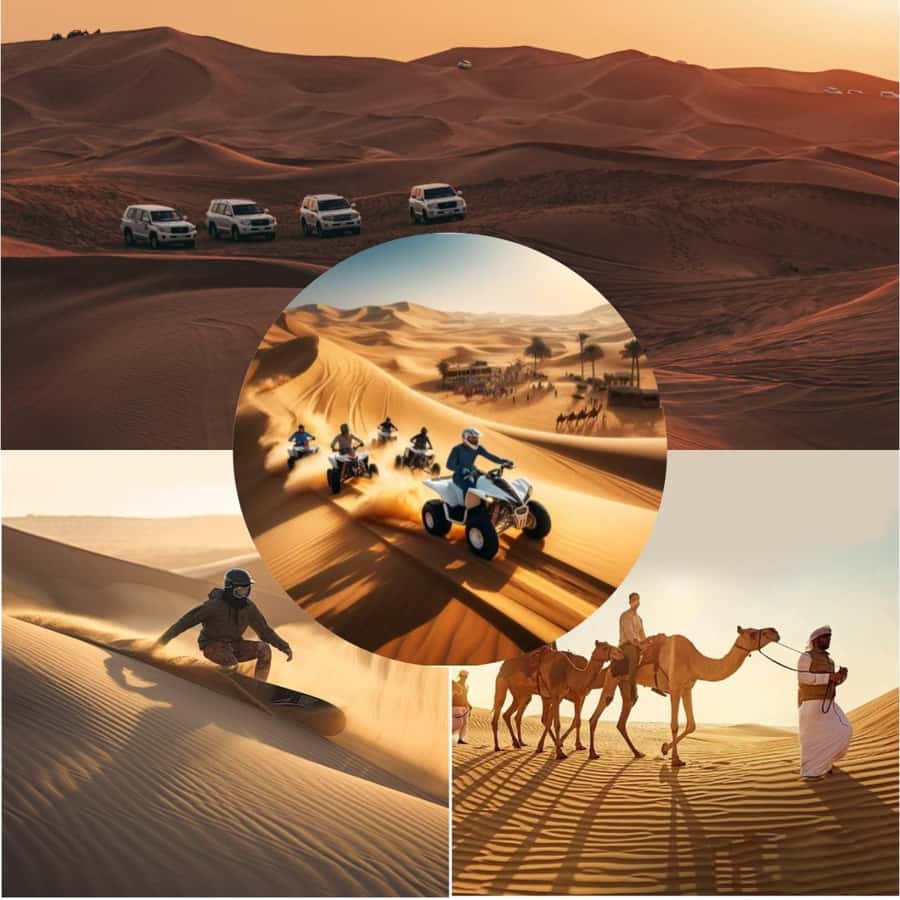 Doha: Desert Safari with Quad Bike, Sandboard & Camel Ride - Leaving Doha for Qatar’s open desert
