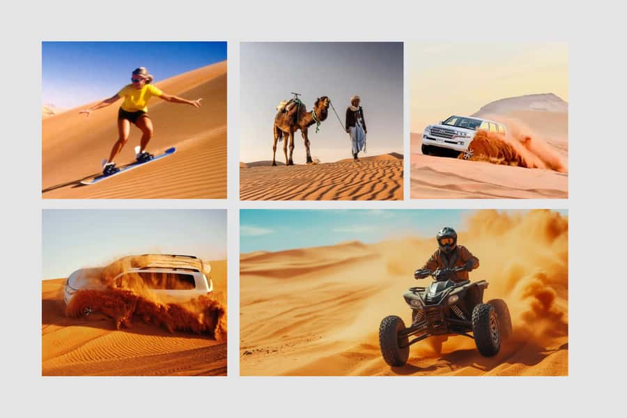 Doha: DesertSafari with Quad Bike, Camel Ride & Sandboarding - Leaving Doha for the Al Wakrah desert