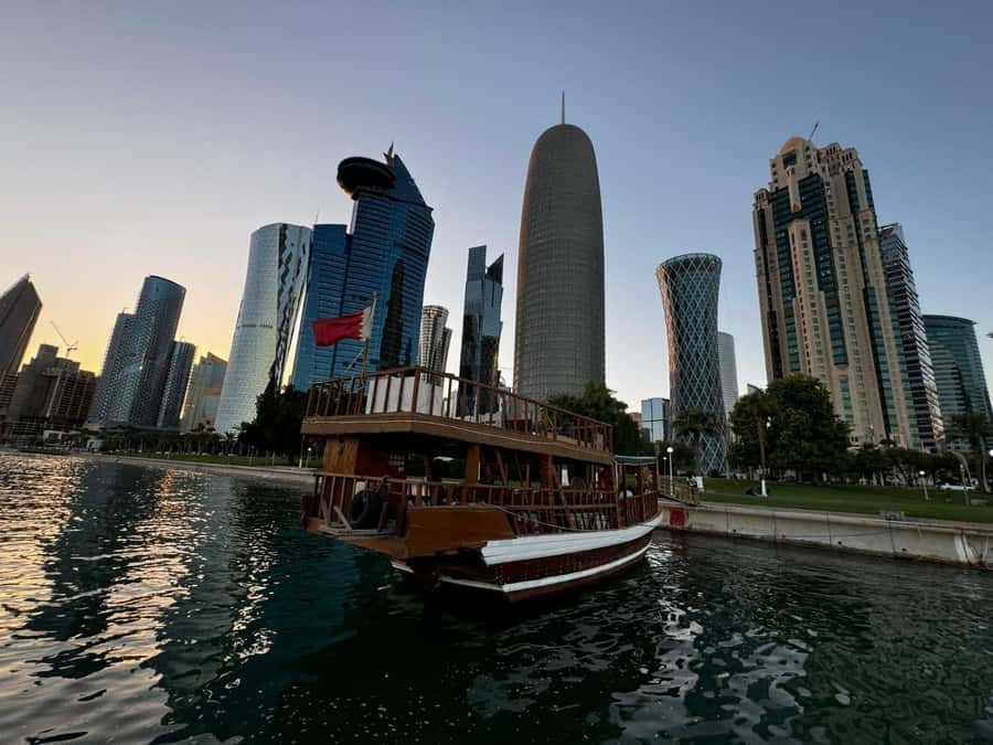 Doha: Evening Dhow Cruise with Panoramic Skyline Views - What you get for $35