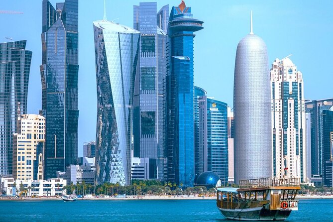 Doha Express City Tour with Dhow Cruise - Doha Corniche From the Road and Water