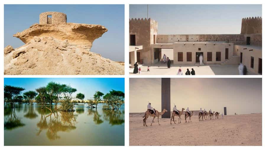 Doha Full Day Guided Tour in Qatar North and West - Al Thakhira Beach and Purple Island