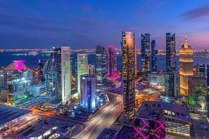 Doha Guided Night City Tour Souq Waqif, Katara, Pearl Qatar - Katara Cultural Village in a half hour