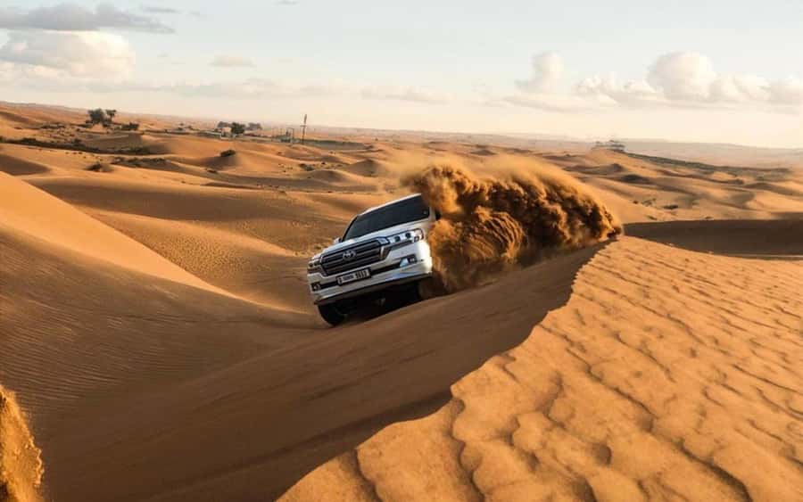 Doha: Half Day Desert Safari, Dune Bashing, Camel Ride - The 45-Minute Ride Toward the Dunes