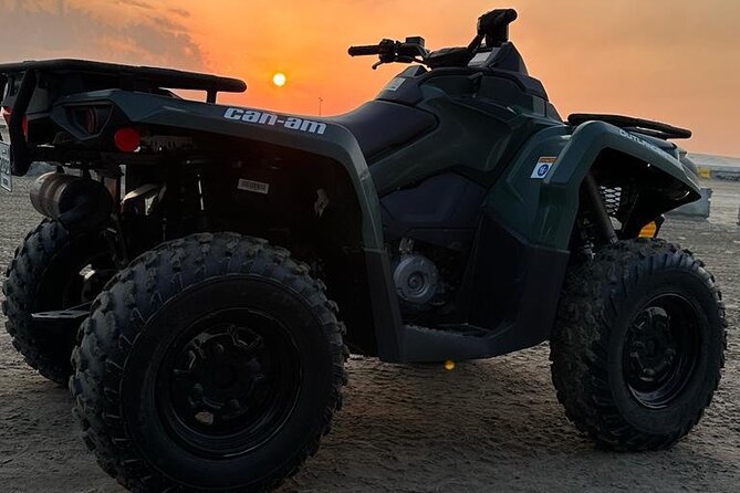 Doha-Half Day Safari with Quad Bike ATV/Camel Ride/sandboard - Quad biking: 30 minutes of controlled fun