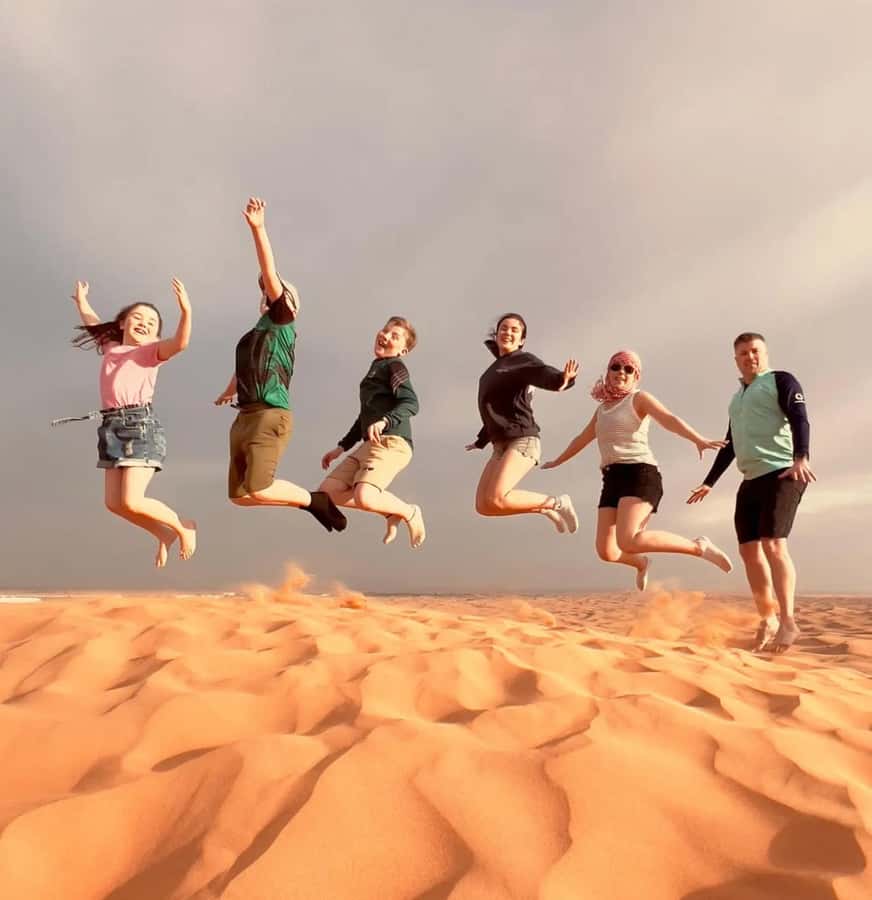 Doha: Inland Sea, Desert Safari, Camel Ride and Sandboarding - Sandboarding on Qatar’s high dunes